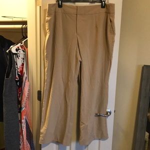 Jessica London wide leg pants tan/brown size 20 - MOVING SALE $5 all pants